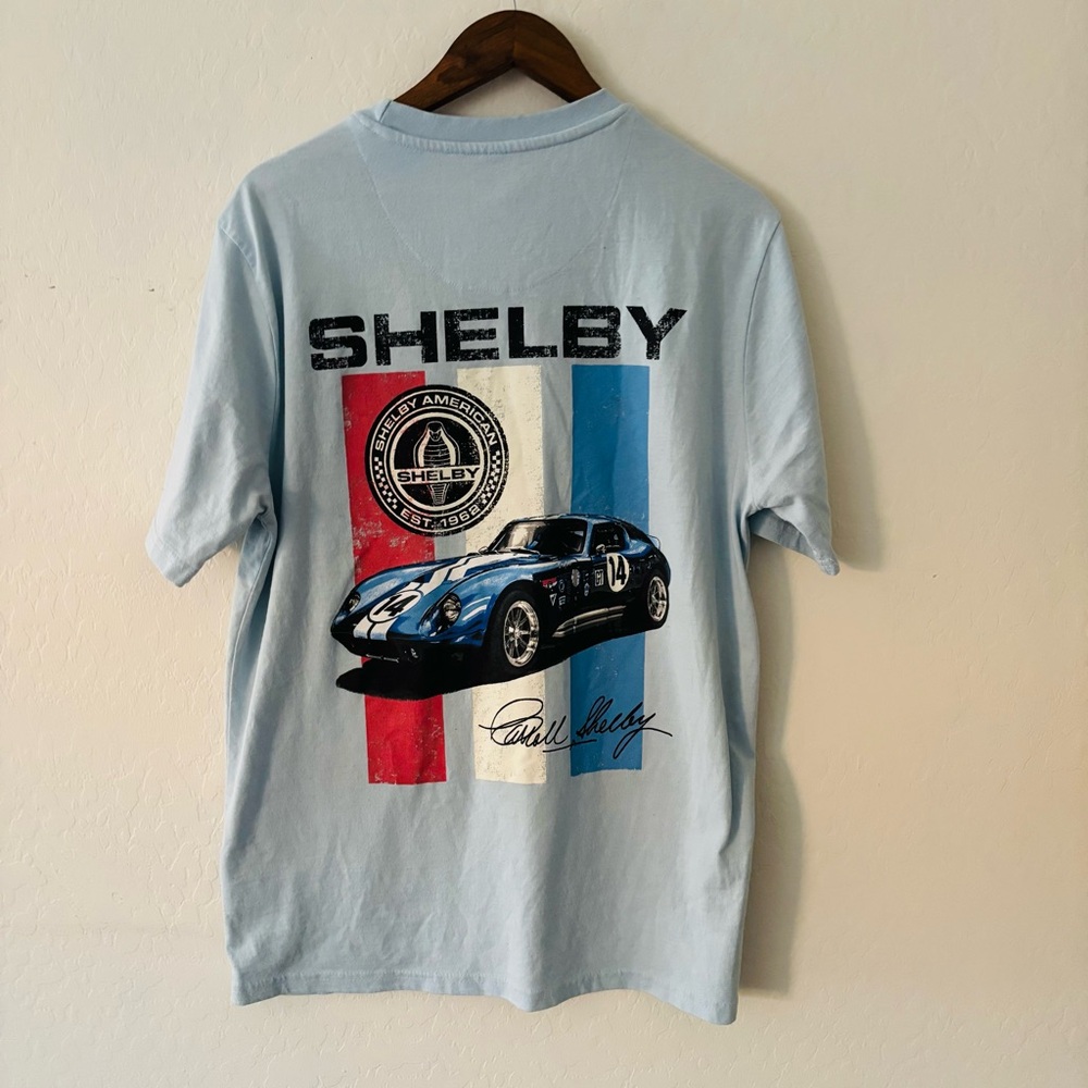 Buckhorn River Light Blue Men’s‎ T-Shirt Short Sleeve Shelby